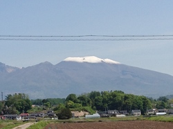 浅間山　雪